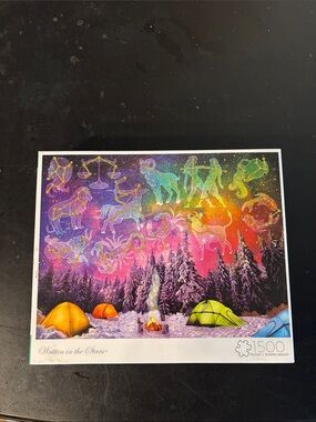 Buffalo David Bitton Multicolor Puzzle Box with Bold Primary Hues